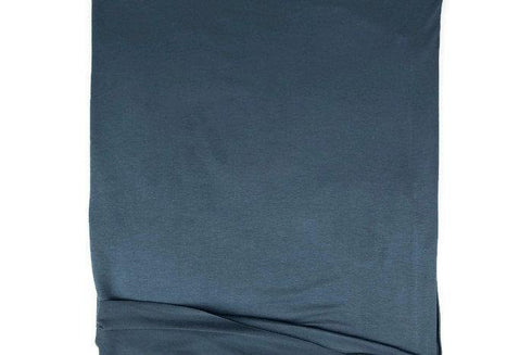Deep Ocean Blue Knit Jersey Fabric by the yard ATK00358R